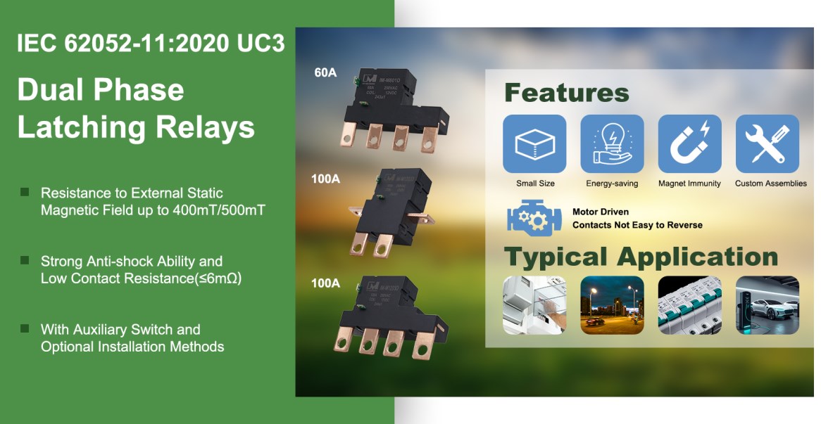 Why are latching relays popular in the energy meter market?cid=144