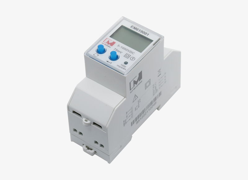 EM619001 CE Class B 500A 1000V Solar PV Strings Power Monitoring DC Meter with RS485 Modbus