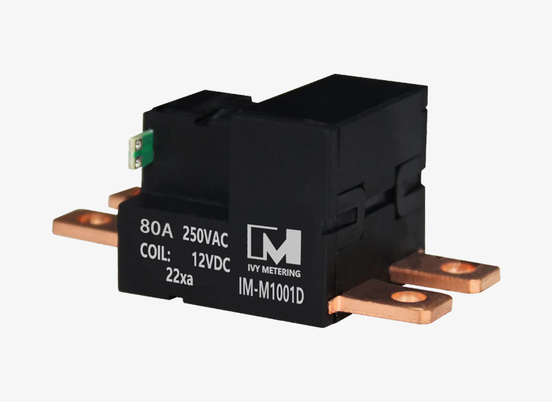 IM-M1001D 80A 250VAC Motor Driven Double Pole 12V Latching Relay with 500mT Magnetic Immunity