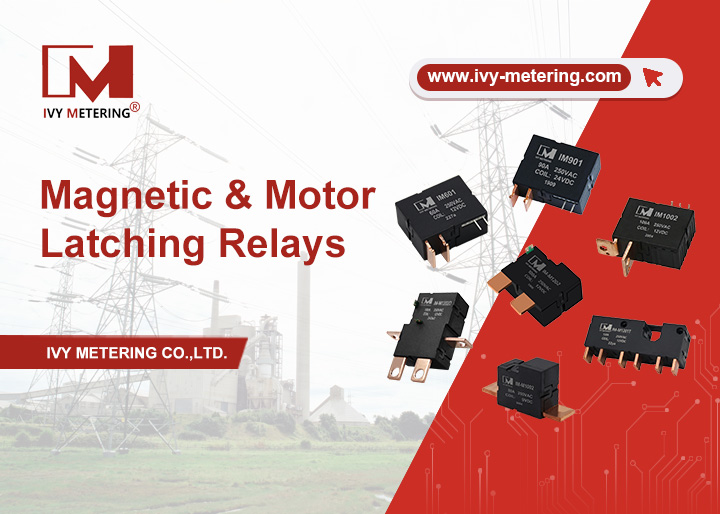 What is the difference between a magnetic latching relay and a motor relay?