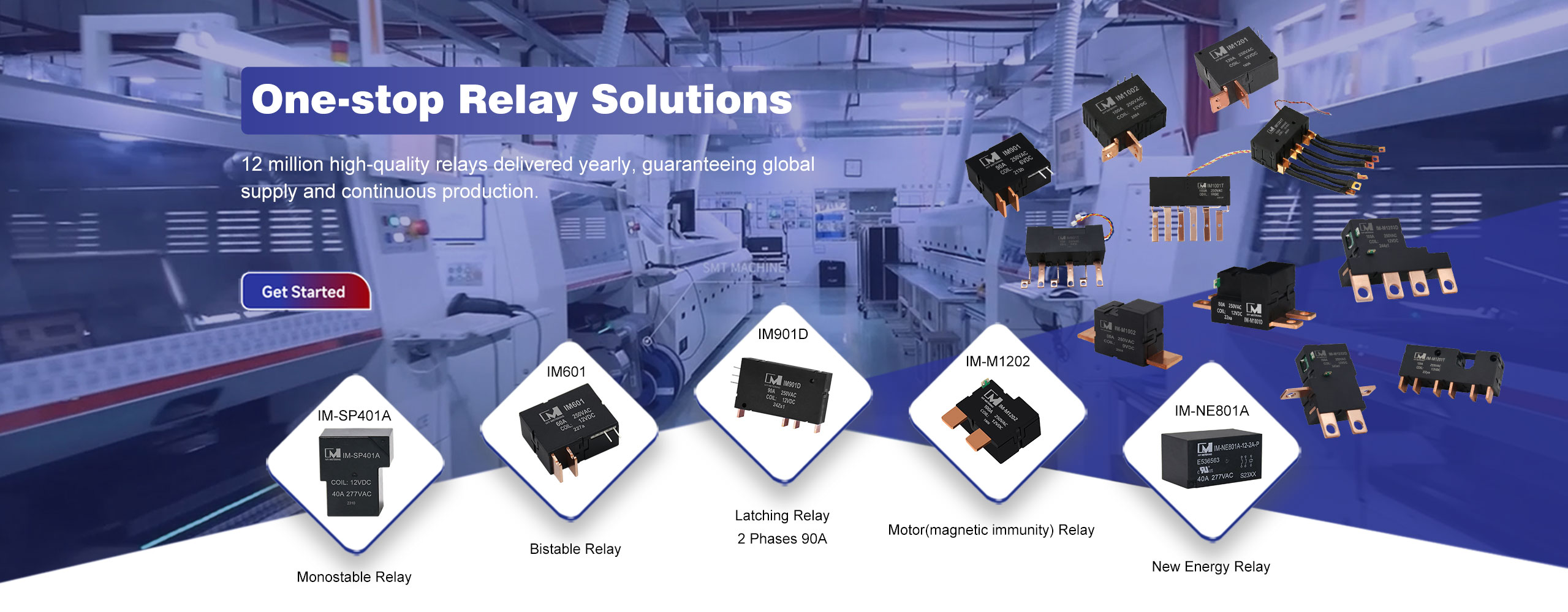 Two Phase Latching Relays